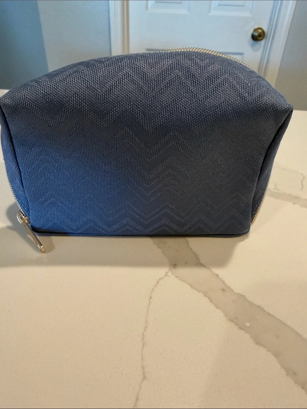 Missoni Light Blue Chevron Travel Pouch